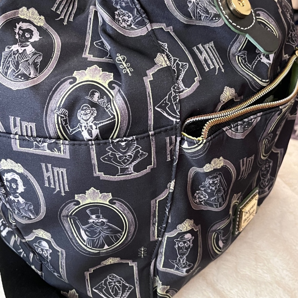 Black Patterned Women’s Backpack - Picture 6 of 10